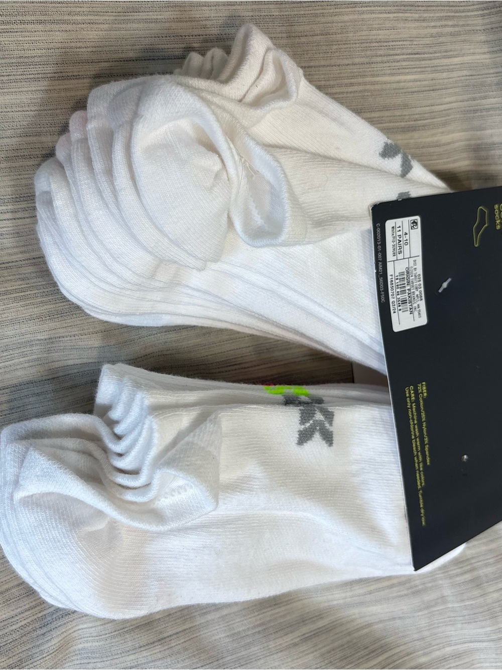 Women’s White Low-Cut Athletic Socks - Pack